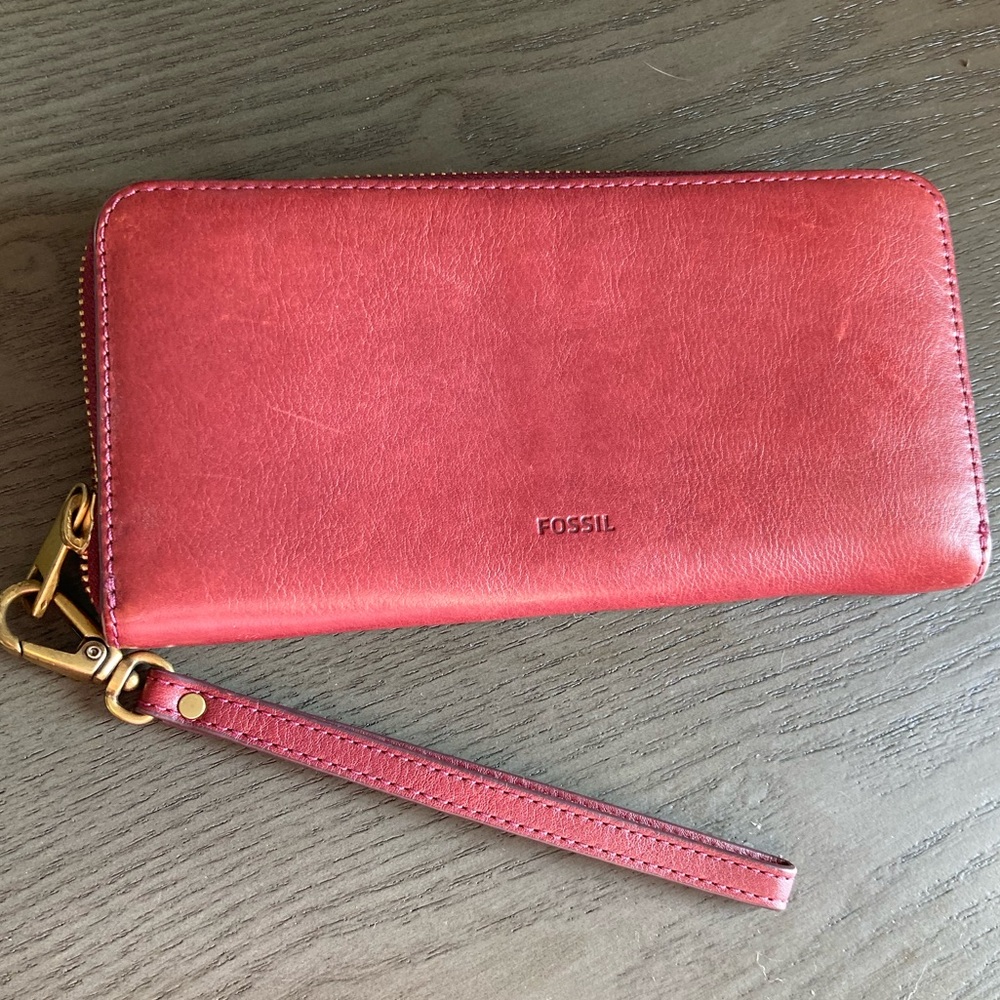 Fossil Zip Around Wallet Clutch